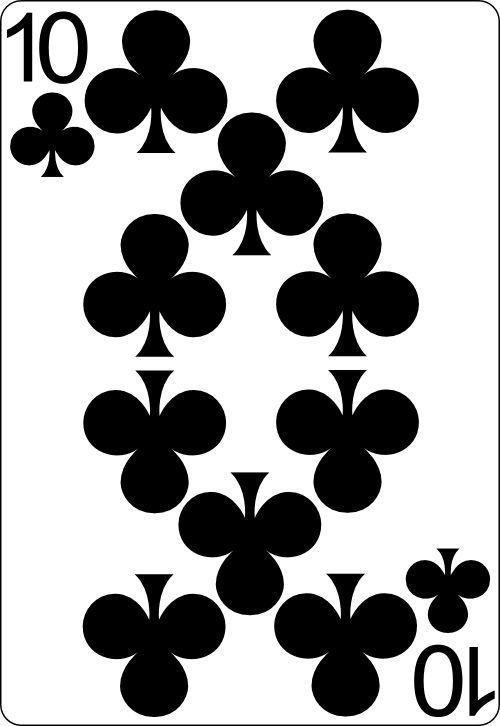 10 of clubs