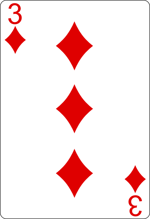 3 of diamonds