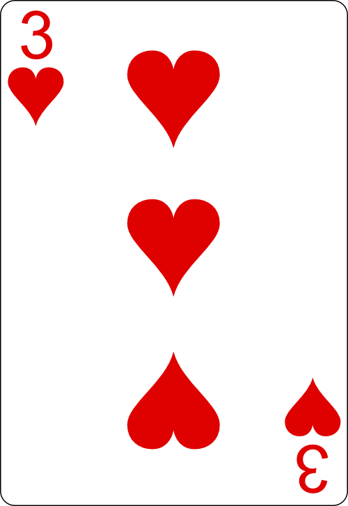 3 of hearts