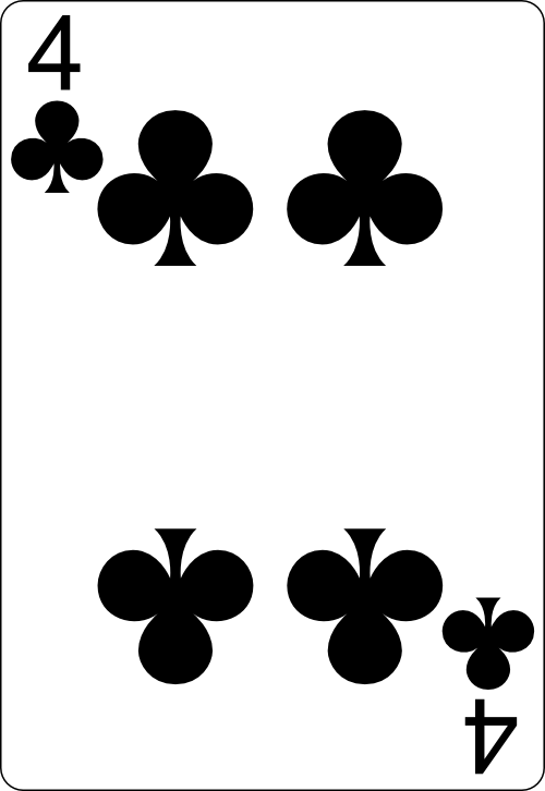 4 of clubs