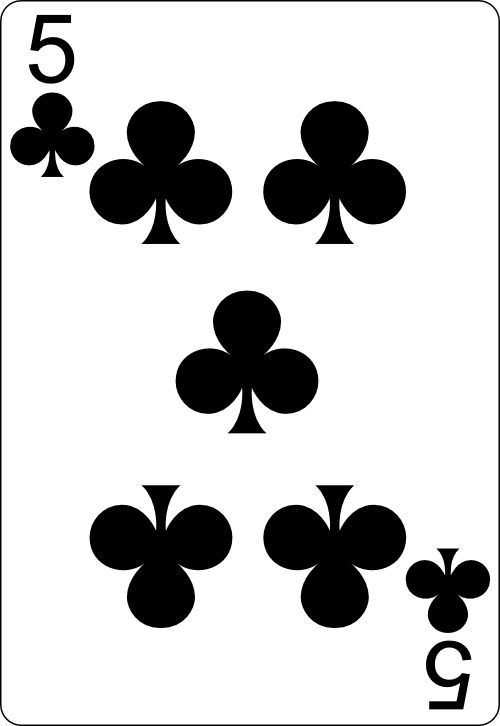 5 of clubs