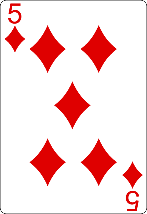 5 of diamonds