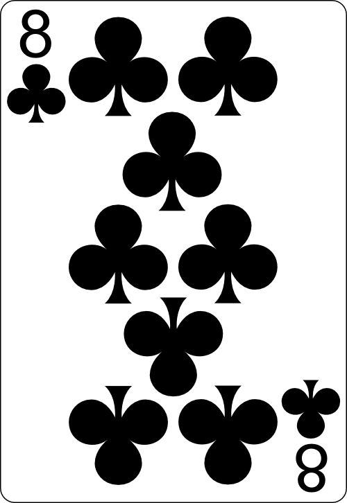 8 of clubs